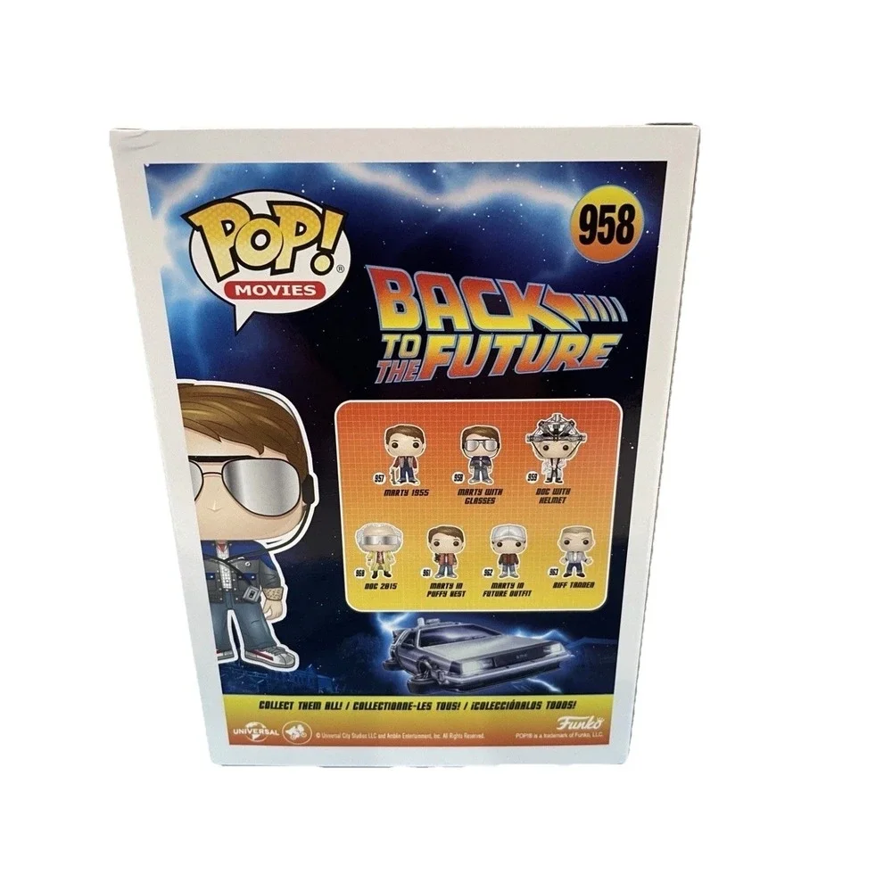 Funko‎ Pop! Movies Back to the Future Marty with Glasses #958